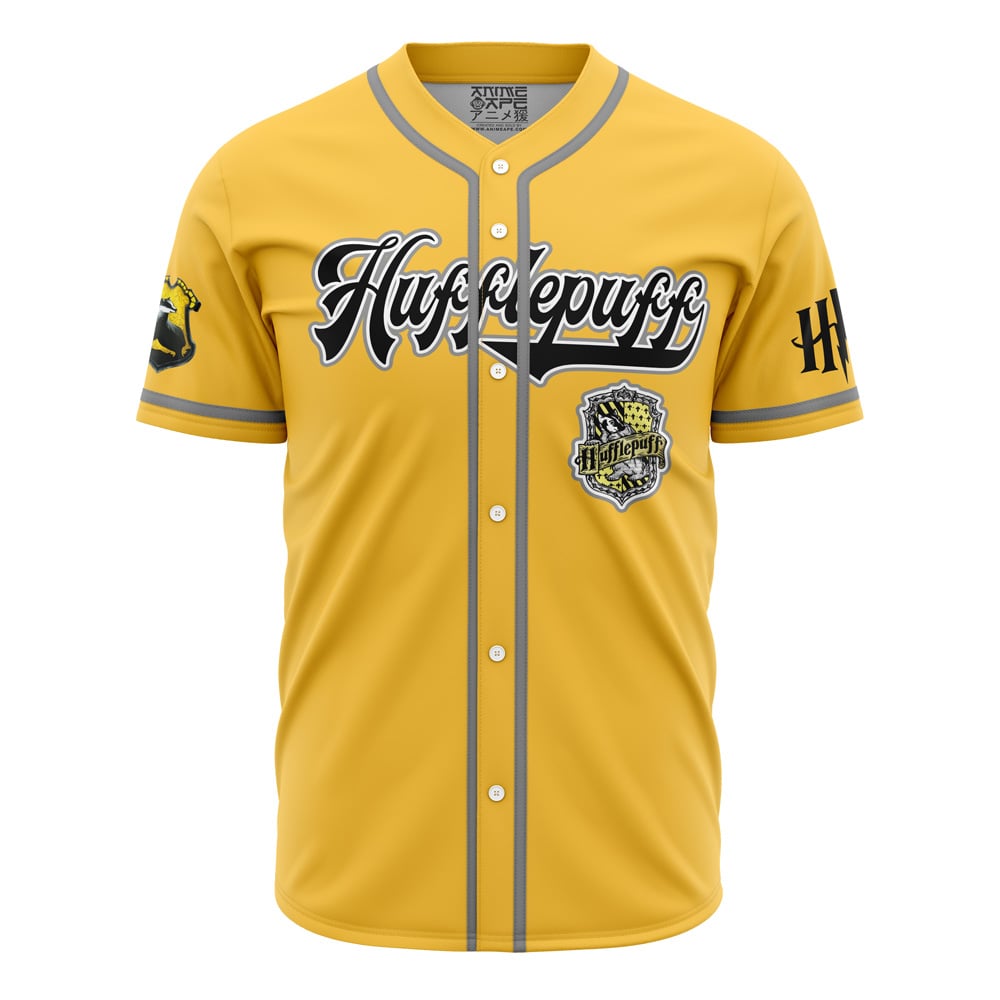 Alternative view of Personalized Hufflepuff House Harry Potter Baseball Jersey