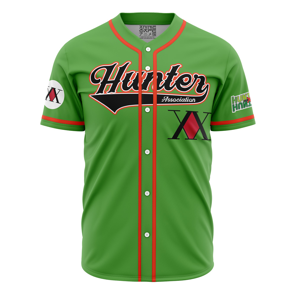 Alternative view of Personalized Hunter Association Hunter X Hunter Baseball Jersey