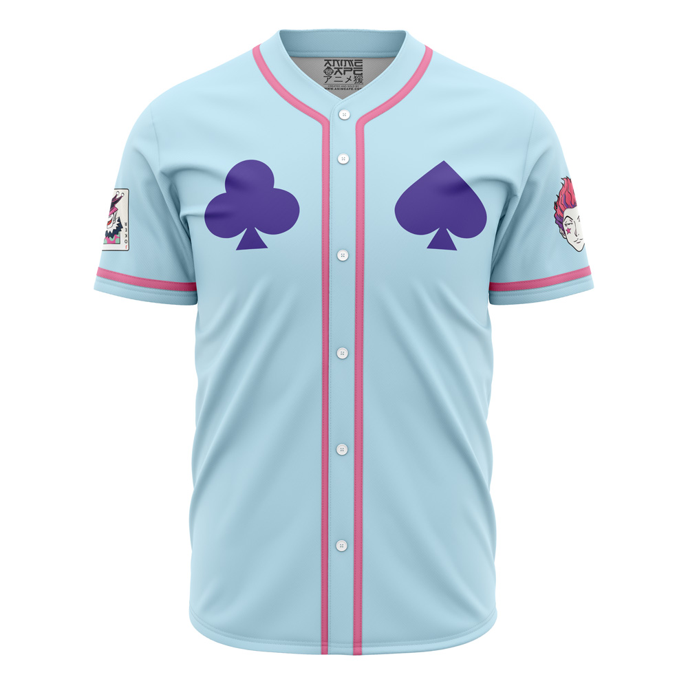 Alternative view of Personalized Hypnotic Eye Hisoka Hunter X Hunter Baseball Jersey