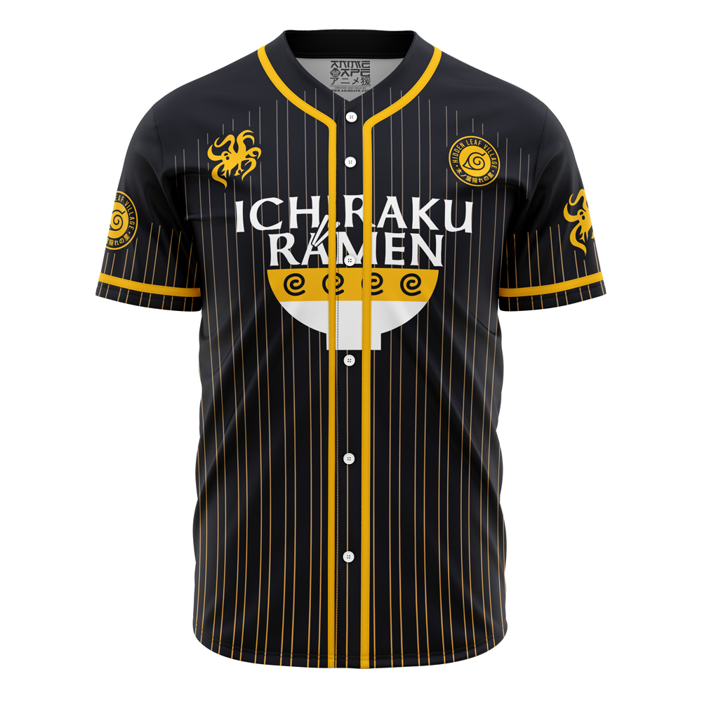Alternative view of Personalized Ichiraku Ramen Shippuden Baseball Jersey