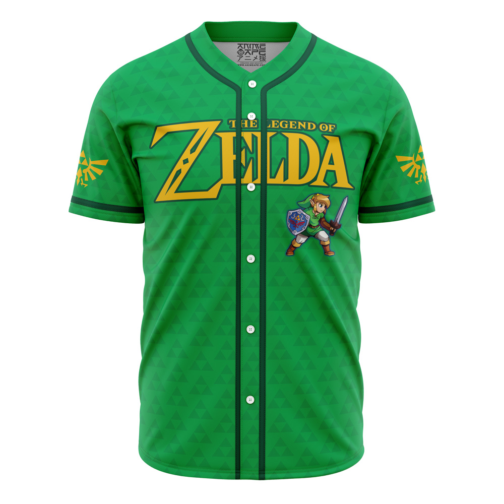 Alternative view of Personalized Link Zelda Baseball Jersey