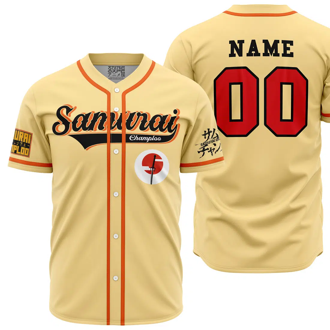 Personalized Mugen V2 Samurai Champloo Baseball Jersey