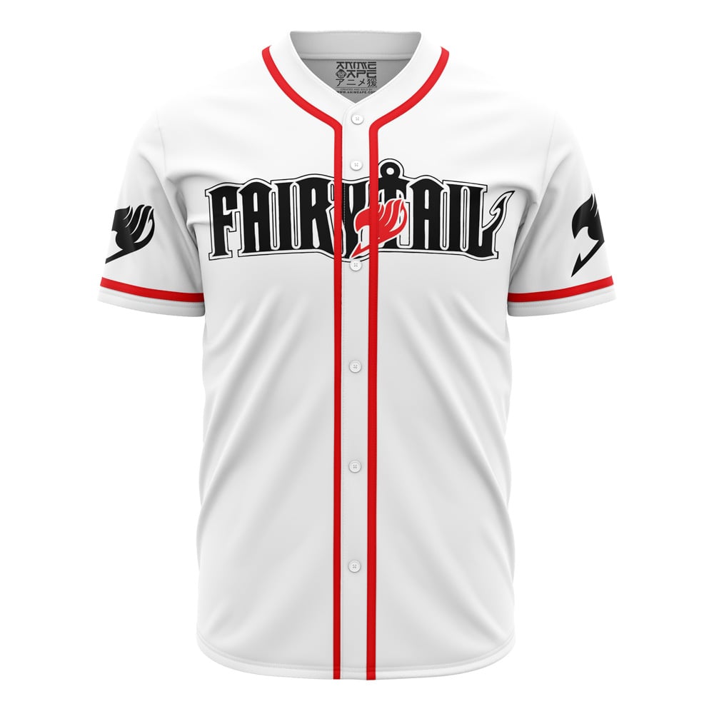 Alternative view of Personalized Natsu Dragneel Fairy Tail Baseball Jersey