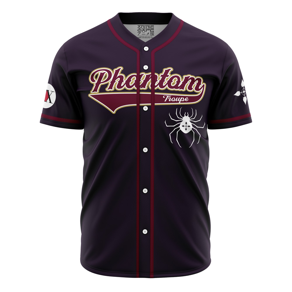 Alternative view of Personalized Phantom Troupe Chrollo Hunter X Hunter Baseball Jersey
