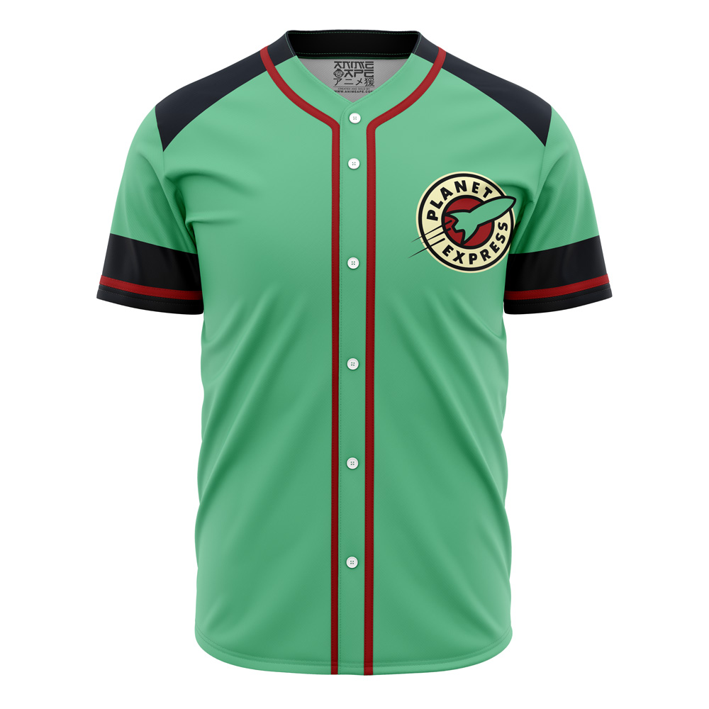 Alternative view of Personalized Planet Express Futurama Baseball Jersey
