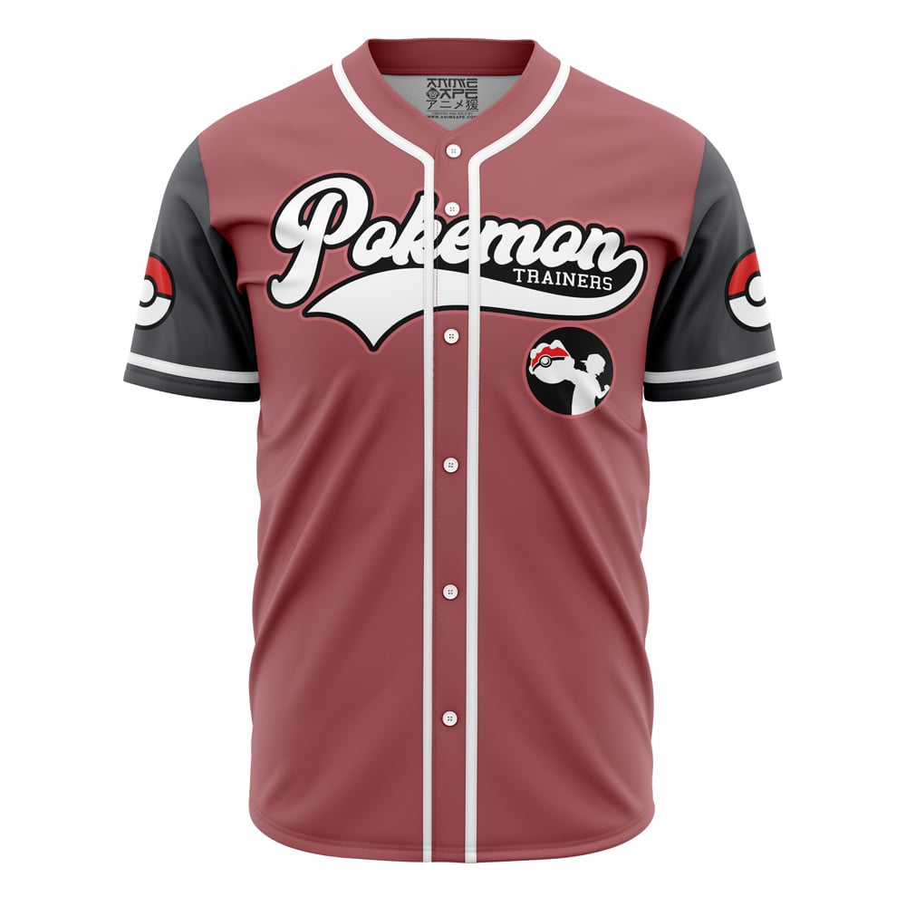 Alternative view of Personalized Pokemon Trainers Pokemon Baseball Jersey