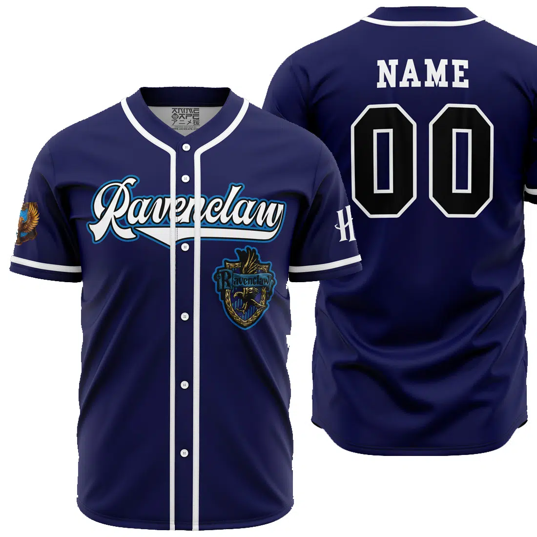 Personalized Ravenclaw House Harry Potter Baseball Jersey