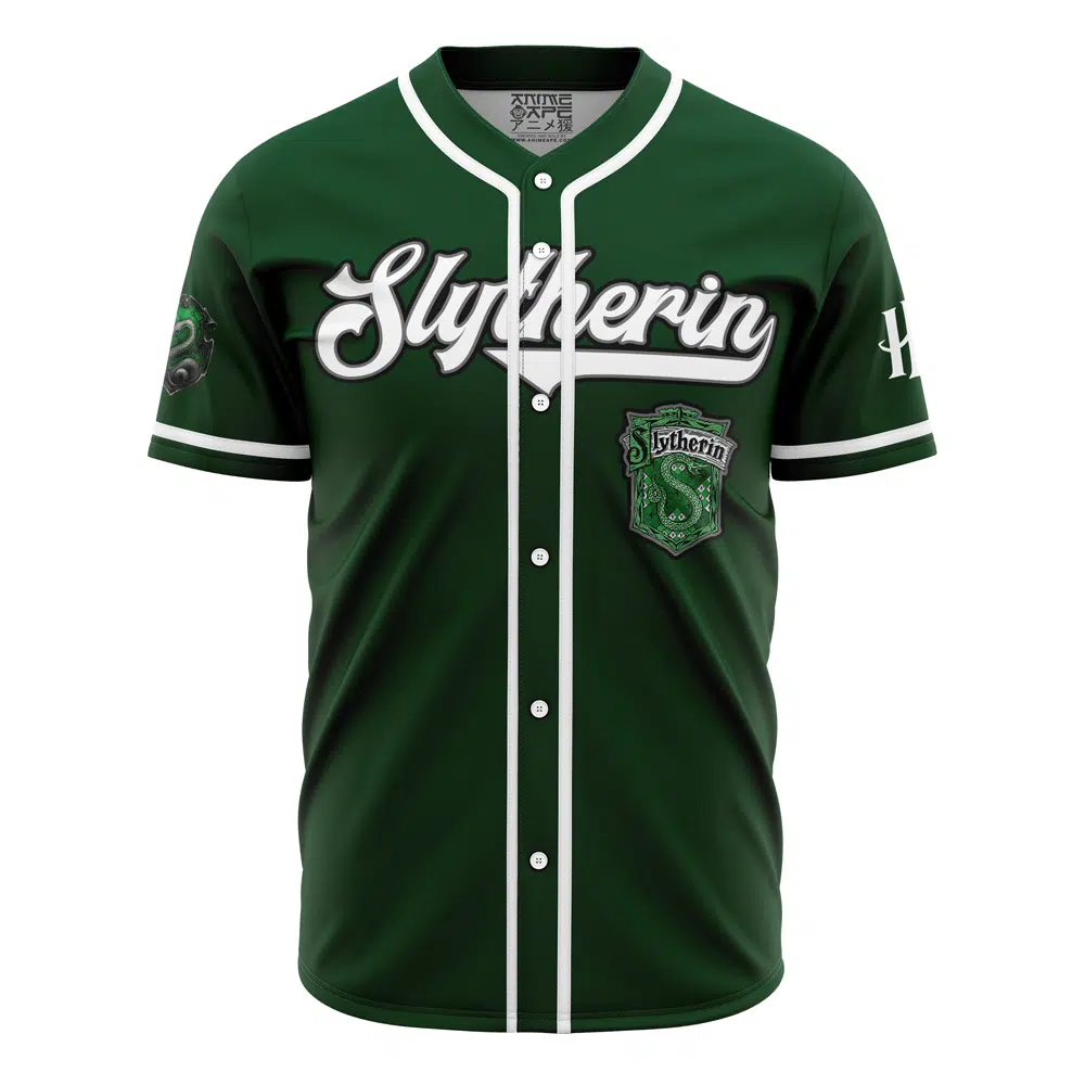 Alternative view of Personalized Slytherin House Harry Potter Baseball Jersey