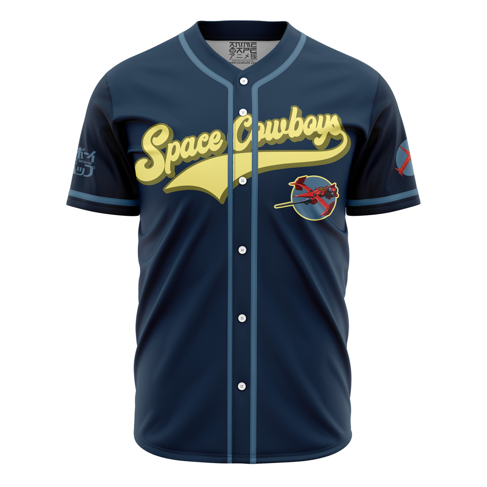 Alternative view of Personalized Space Cowboys Cowboy Bebop Baseball Jersey