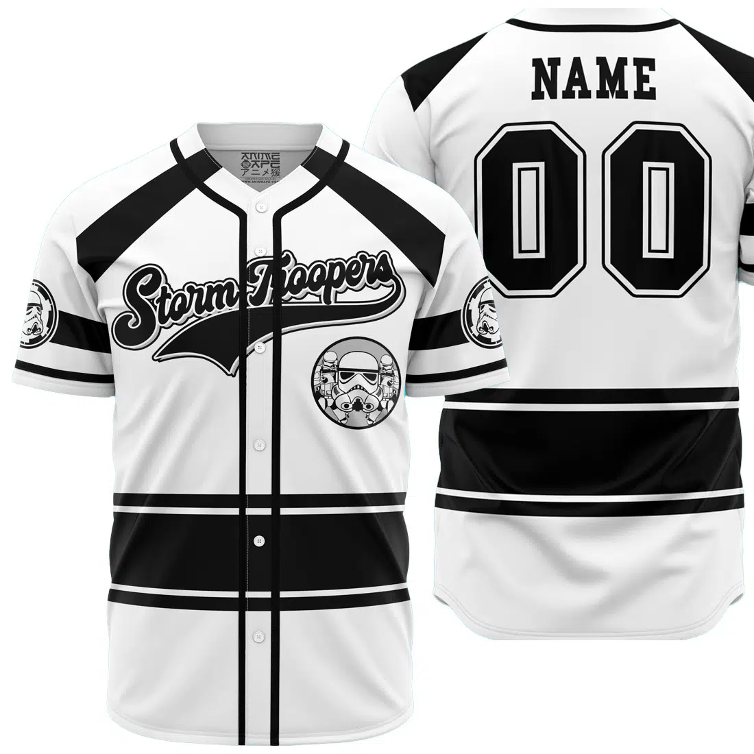 Personalized Stormtroopers Star Wars Baseball Jersey