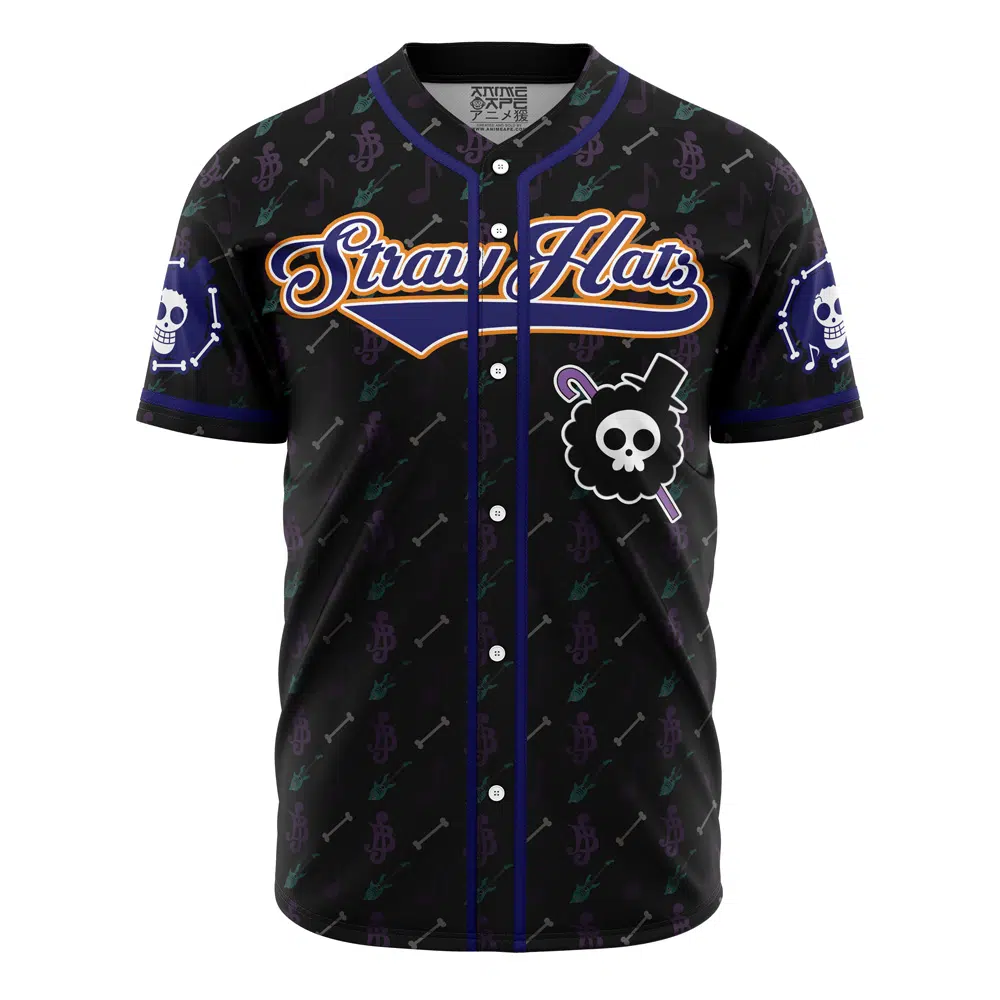 Alternative view of Personalized Straw Hats Brook One Piece Baseball Jersey