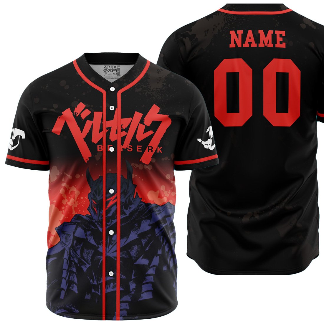 Personalized Struggler Berserk Baseball Jersey