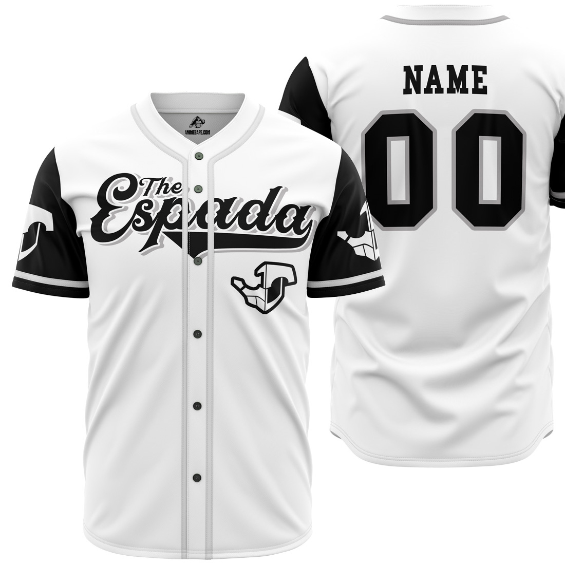 Personalized The Espada Bleach Custom Baseball Jersey - Otaku Hall