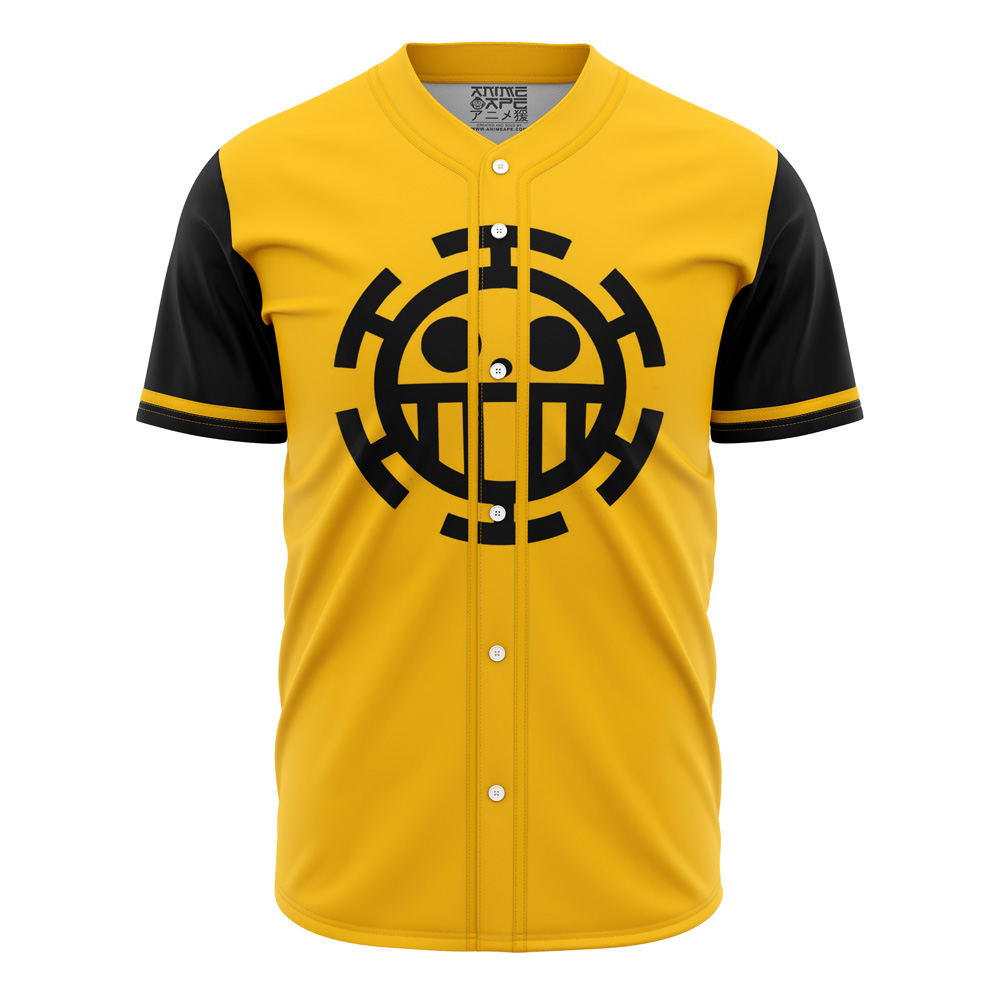 Alternative view of Personalized Trafalgar Law One Piece Baseball Jersey