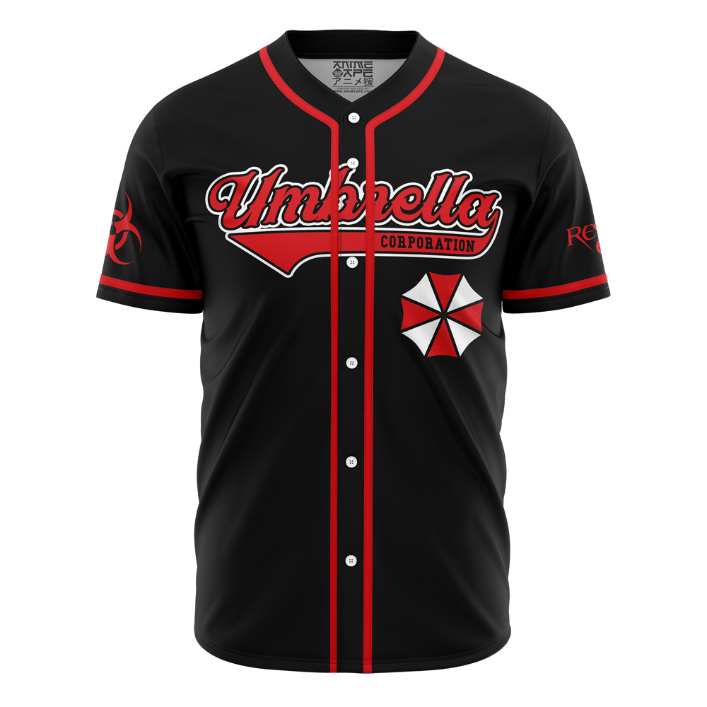 Alternative view of Personalized Umbrella Corp Resident Evil Baseball Jersey