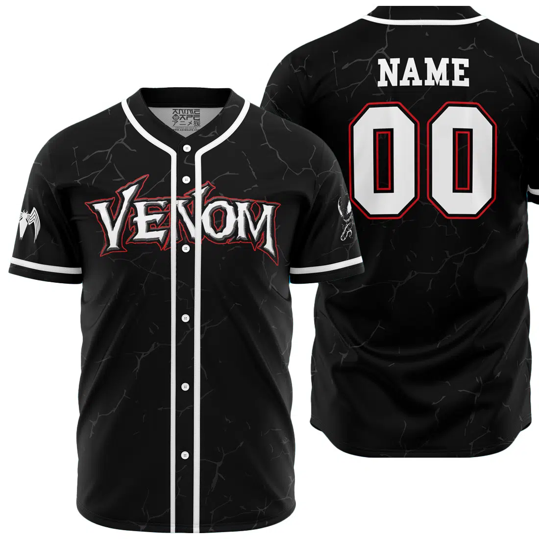 Personalized Venom Marvel Baseball Jersey
