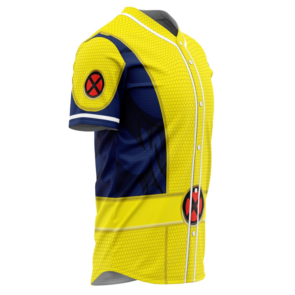 Alternative view of Personalized X-Men Generic Uniform Marvel Baseball Jersey
