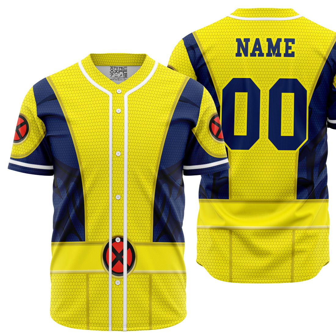 Personalized X-Men Generic Uniform Marvel Baseball Jersey