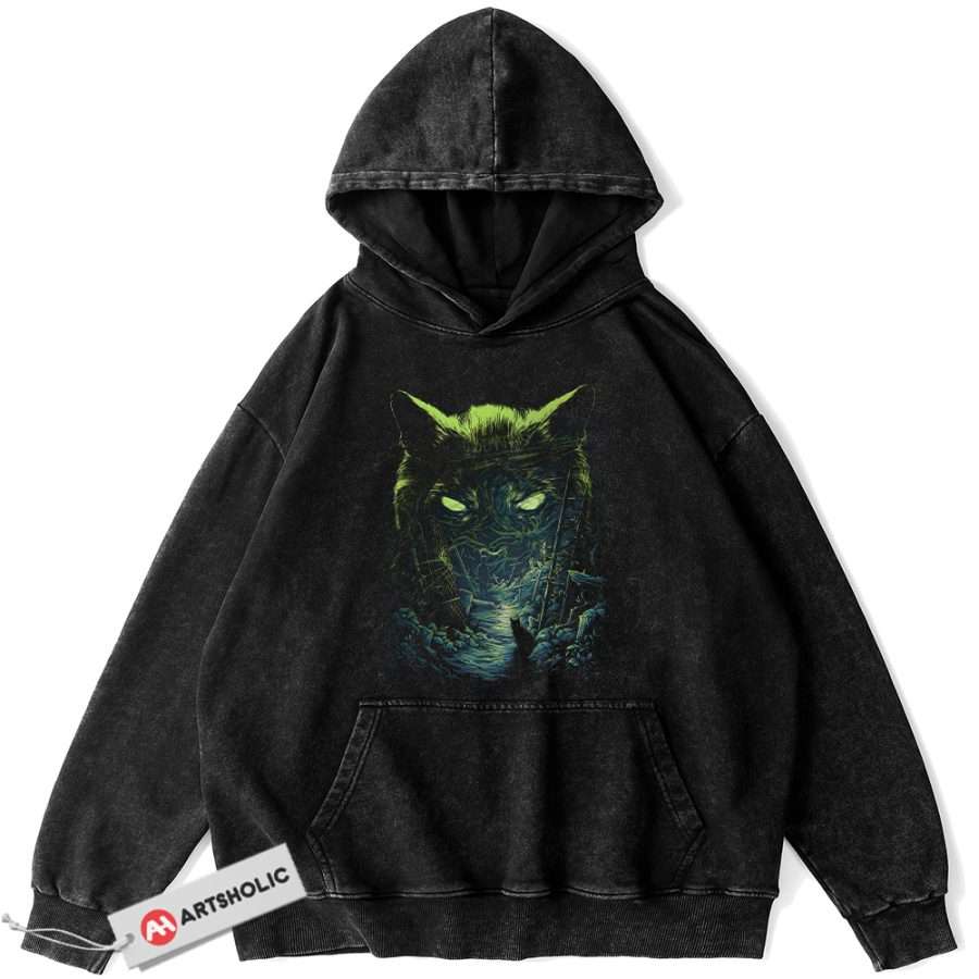 Alternative view of Pet Sematary Hoodie, Halloween Hoodie, Horror Hoodie, Vintage Hoodie