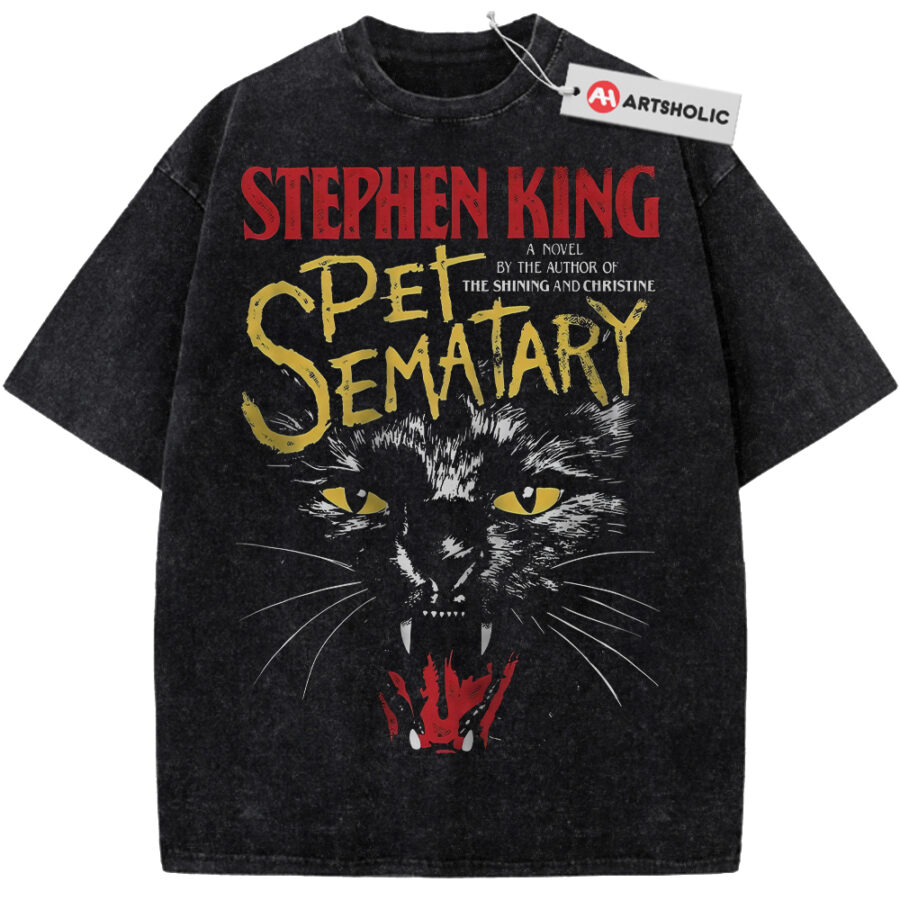 Alternative view of Pet Sematary Shirt, Horror Movie Shirt, Halloween Shirt, Vintage Tee