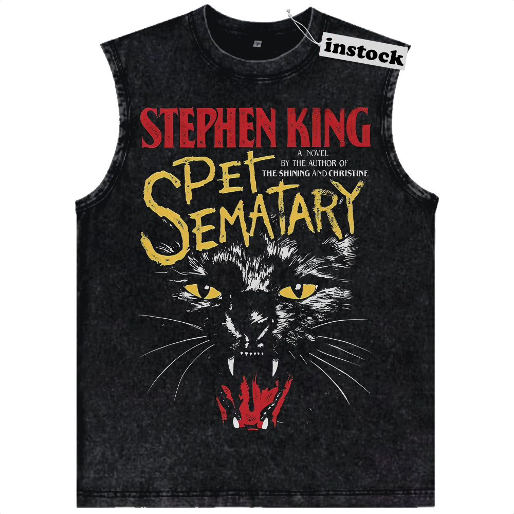 Pet Sematary Tank Top, Horror Movie Tank Top, Halloween Tank Top, Vintage Tank Top