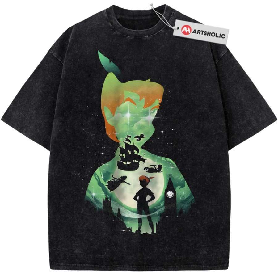 Alternative view of Peter Pan Shirt, Animated Shirt, Vintage T-Shirt