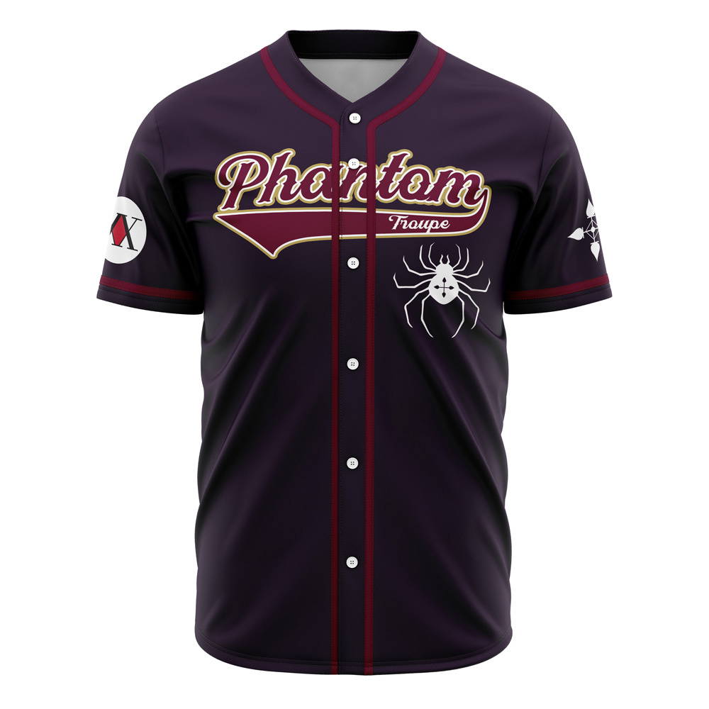 Phantom Troupe Chrollo Hunter X Hunter Custom Baseball Jersey - Otaku Hall