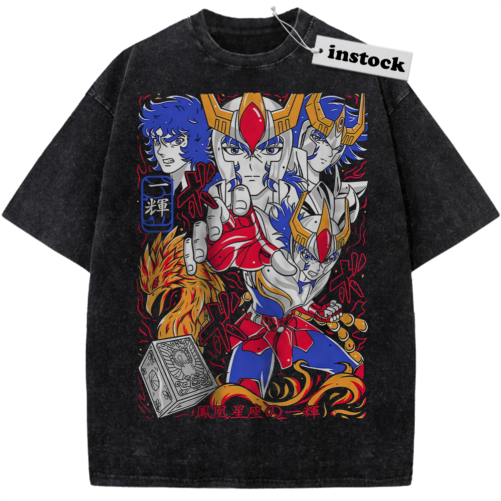 Phoenix Ikki Shirt, Saint Seiya Shirt, Anime Shirt, Vintage T-Shirt