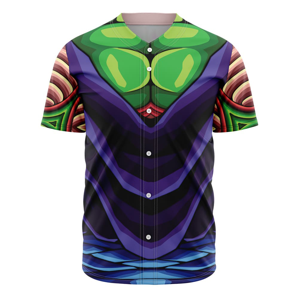 Alternative view of Piccolo 3D Skin Cosplay Dragon Ball Z Custom Baseball Jersey - Otaku Hall