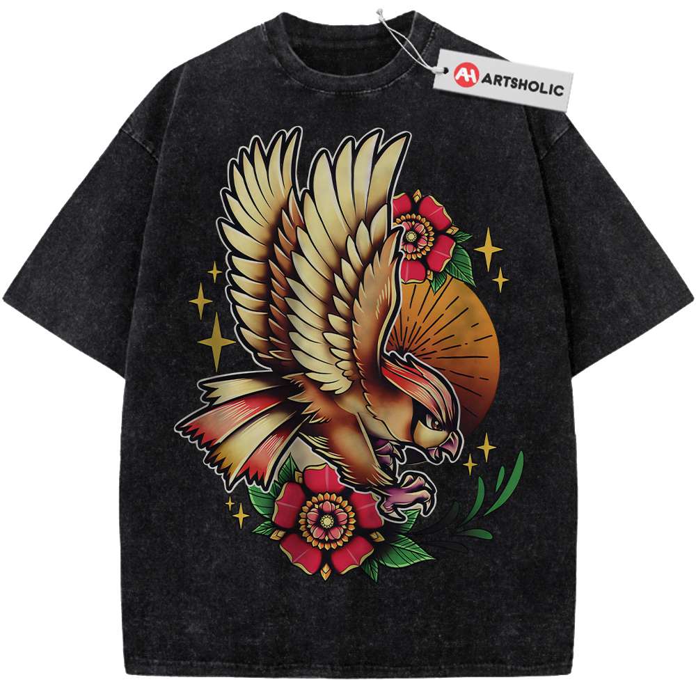 Alternative view of Pidgeotto Shirt, Pokemon shirt, Anime Shirt, Vintage Tee