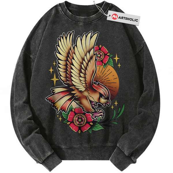 Pidgeotto Sweatshirt, Pokemon Sweatshirt, Anime Sweatshirt, Vintage Sweatshirt