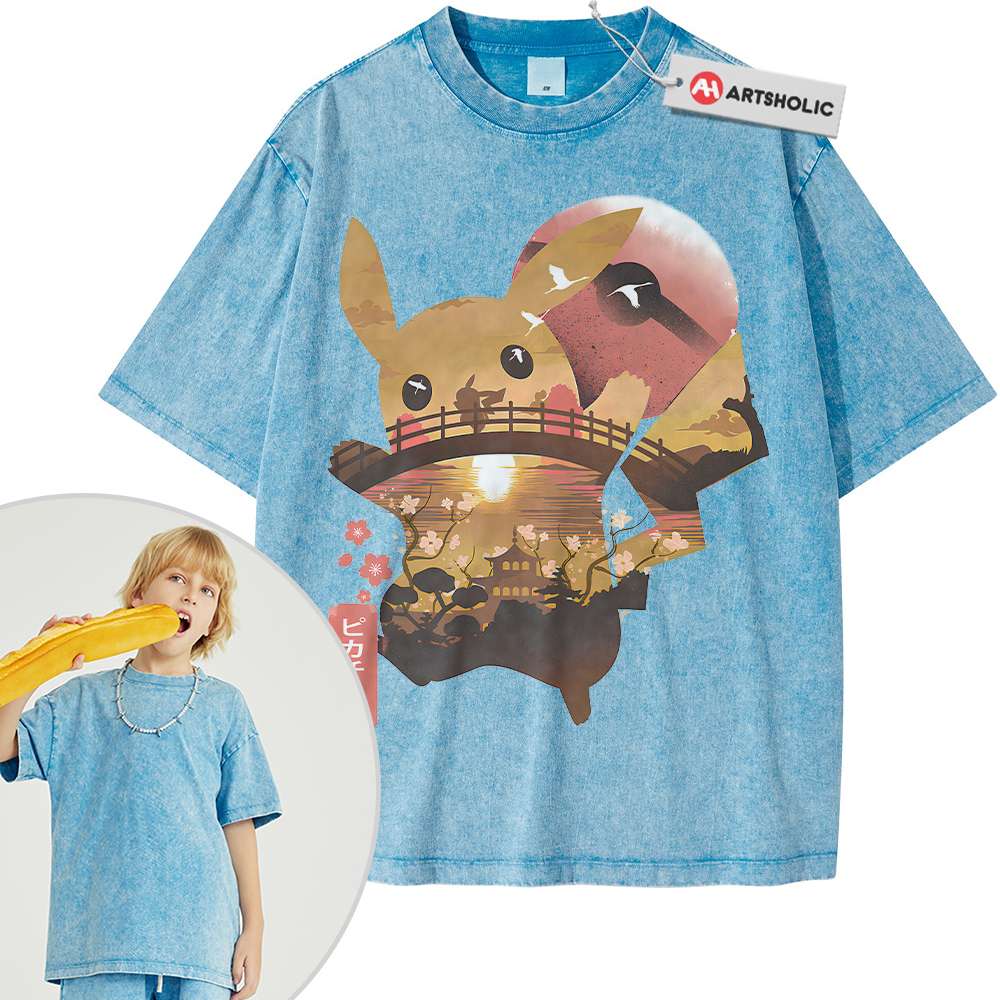 Pikachu Shirt For kids, Pokemon Shirt For kids, Anime Shirt For kids, Vintage Shirt For kids - Image 3