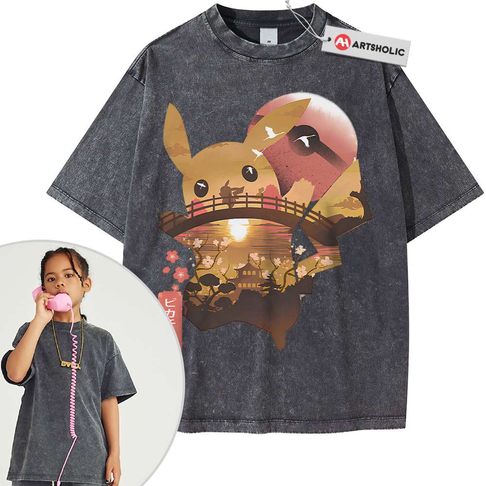 Pikachu Shirt For kids, Pokemon Shirt For kids, Anime Shirt For kids, Vintage Shirt For kids - Image 5