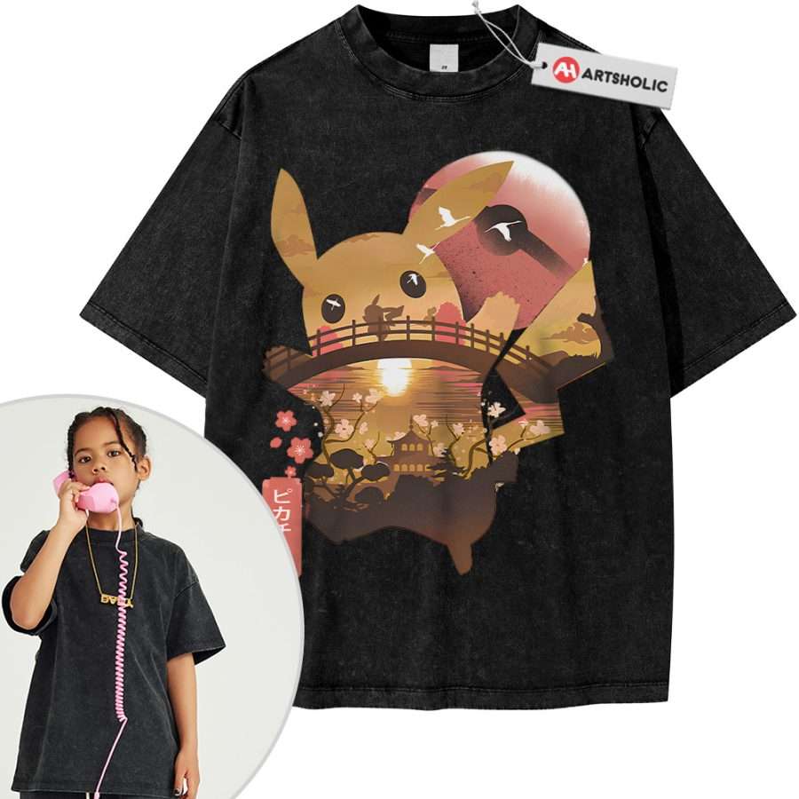 Pikachu Shirt For kids, Pokemon Shirt For kids, Anime Shirt For kids, Vintage Shirt For kids - Image 6