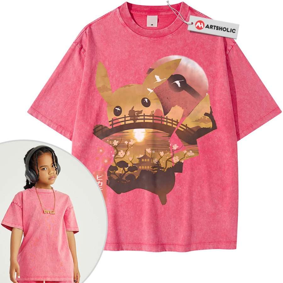 Pikachu Shirt For kids, Pokemon Shirt For kids, Anime Shirt For kids, Vintage Shirt For kids - Image 9