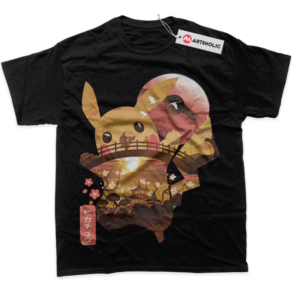 Alternative view of Pikachu Shirt, Pokemon Shirt, Anime Shirt, Graphic Tee