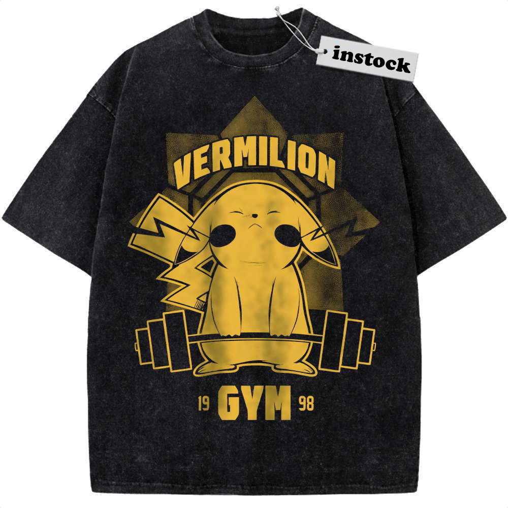 Pikachu Shirt, Pokemon shirt, Anime Shirt, Vintage T-Shirt