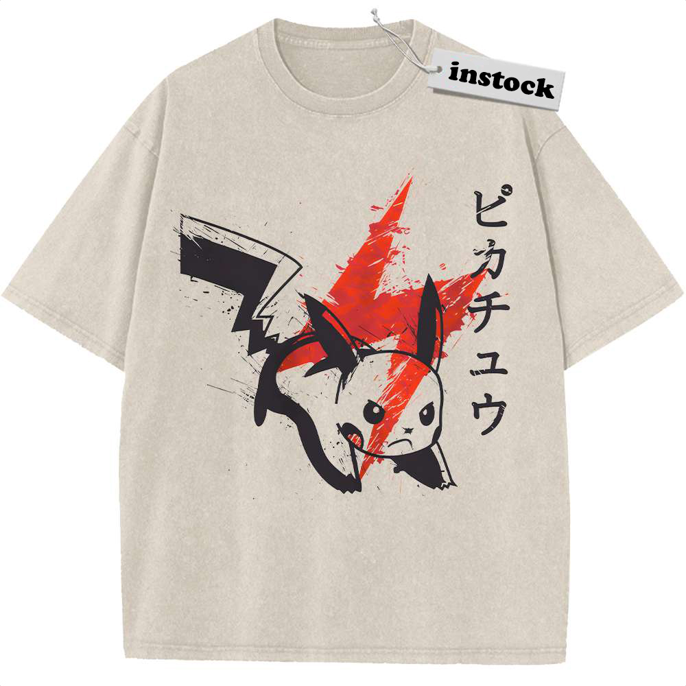Pikachu Shirt, Pokemon shirt, Anime Shirt, Vintage Tee
