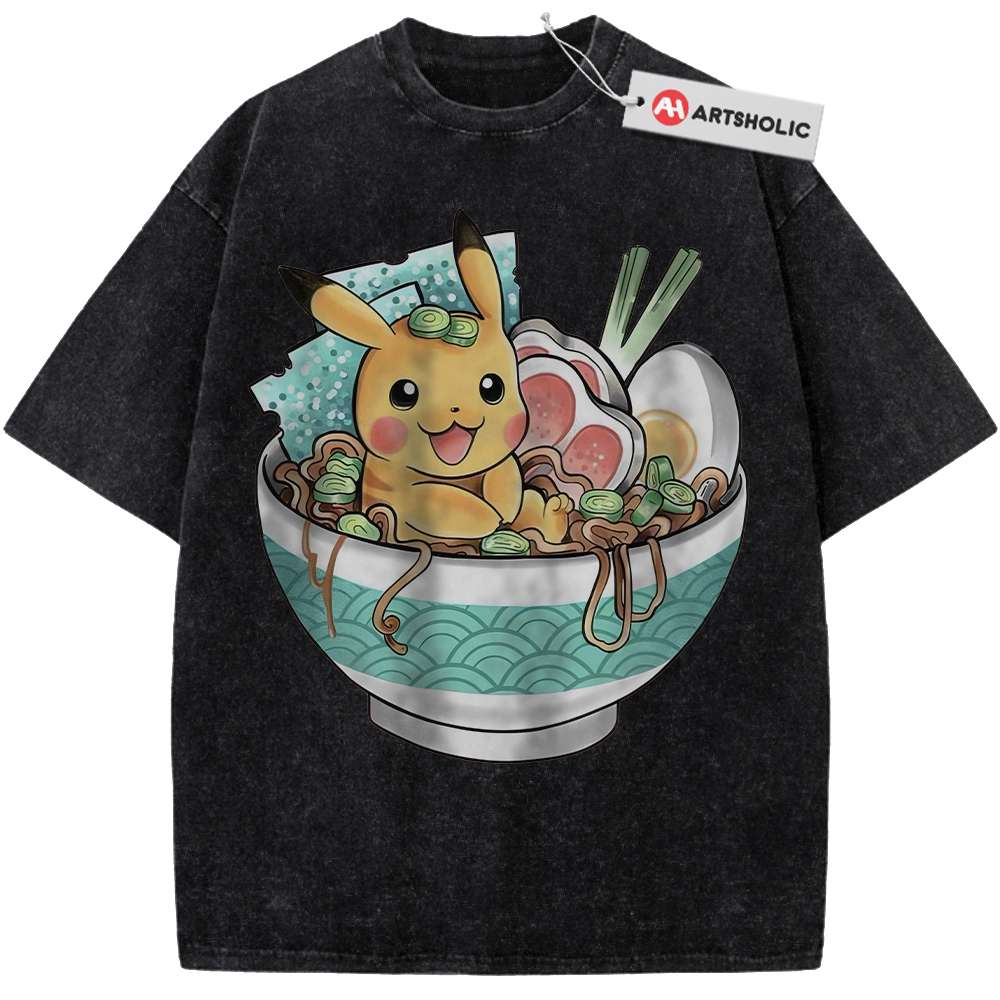 Alternative view of Pikachu Shirt, Pokemon shirt, Anime Shirt, Vintage Tee