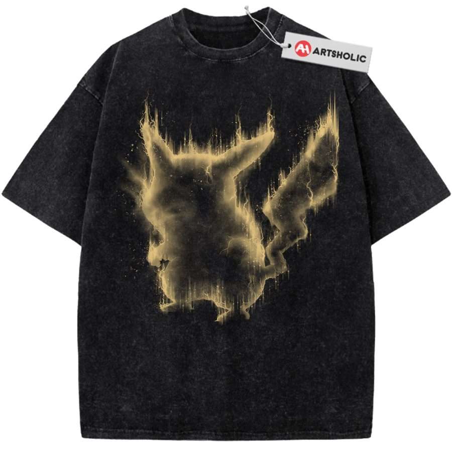 Alternative view of Pikachu Shirt, Pokemon shirt, Anime Shirt, Vintage Tee