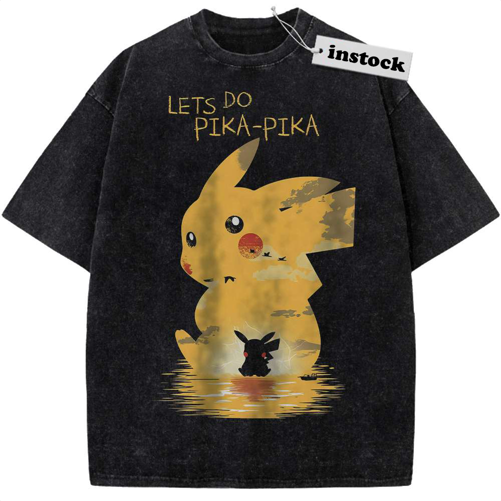 Pikachu Shirt, Pokemon shirt, Anime Shirt, Vintage Tee