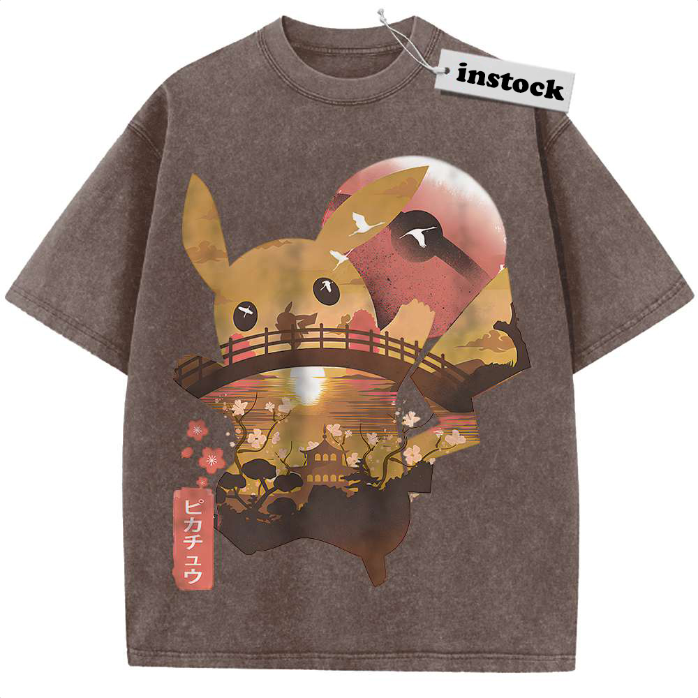 Pikachu Shirt, Pokemon shirt, Anime Shirt, Vintage Tee