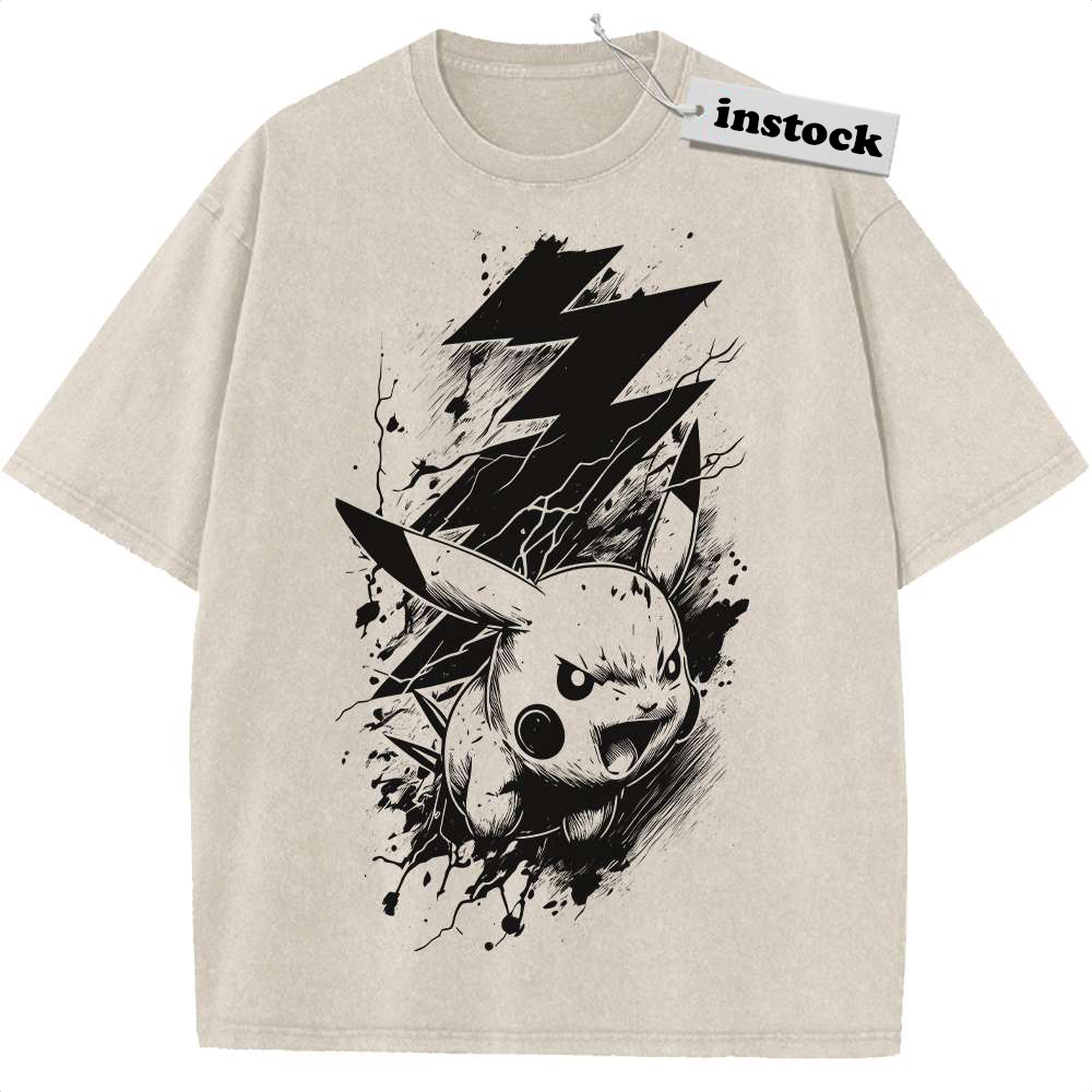 Pikachu Shirt, Pokemon shirt, Anime Shirt, Vintage Tee