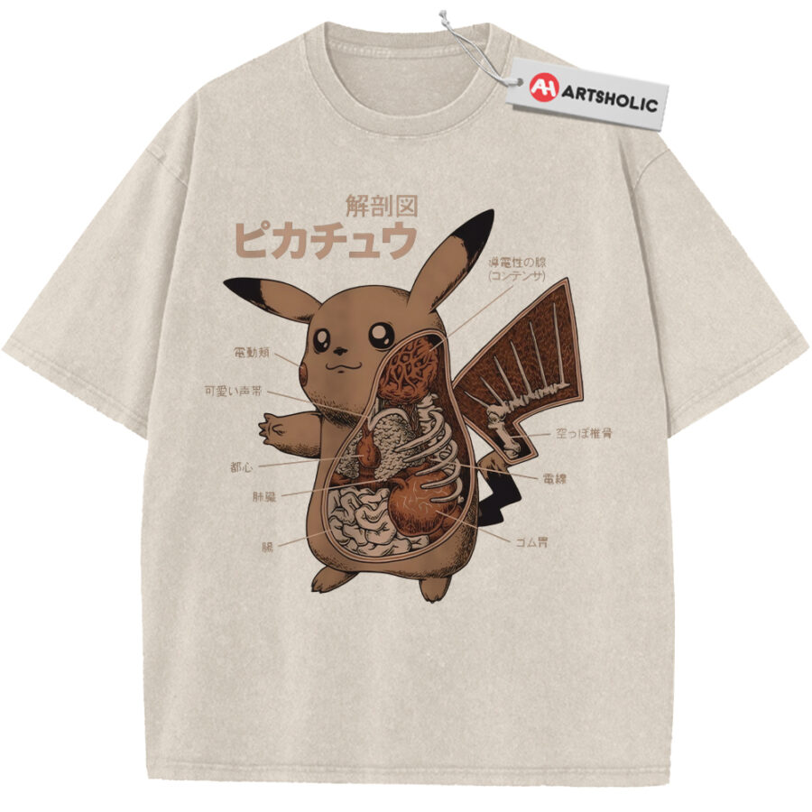 Alternative view of Pikachu Shirt, Pokemon Shirt, PKM Shirt, Anime Shirt, Vintage T-Shirt