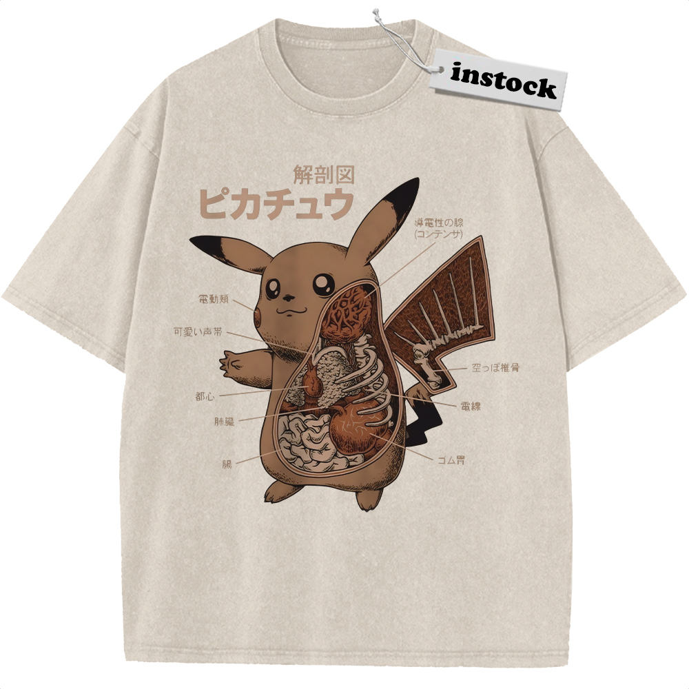 Pikachu Shirt, Pokemon Shirt, PKM Shirt, Anime Shirt, Vintage T-Shirt