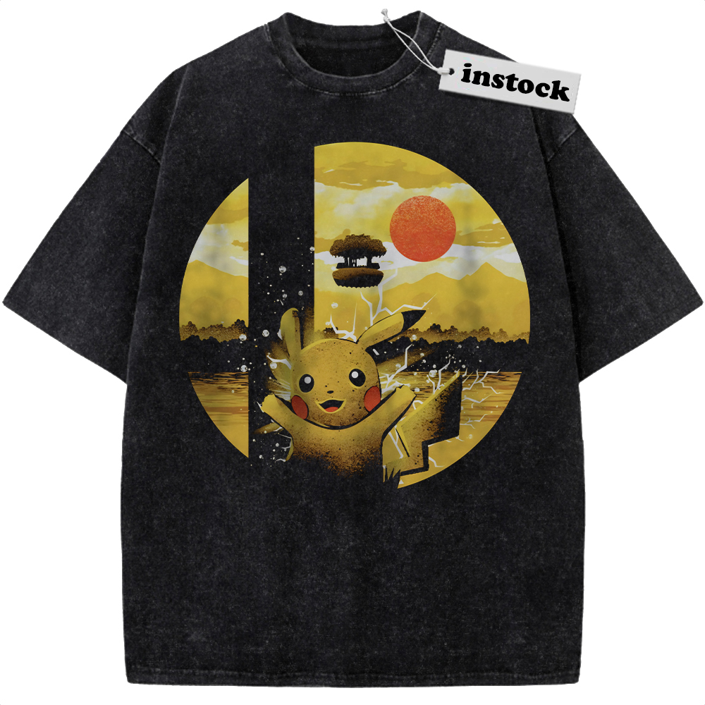 Pikachu Shirt, Pokemon Shirt, PKM Shirt, Anime Shirt, Vintage T-Shirt