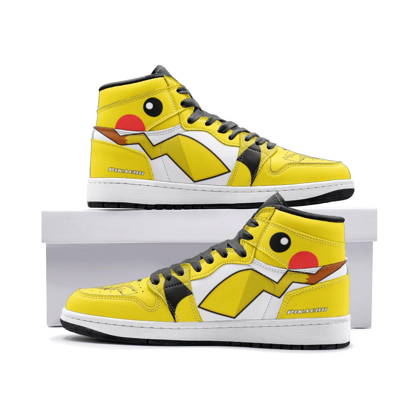 Pikachu Starter Pokemon Custom Sneaker Mid 1 Basketball Shoes - Otaku Hall