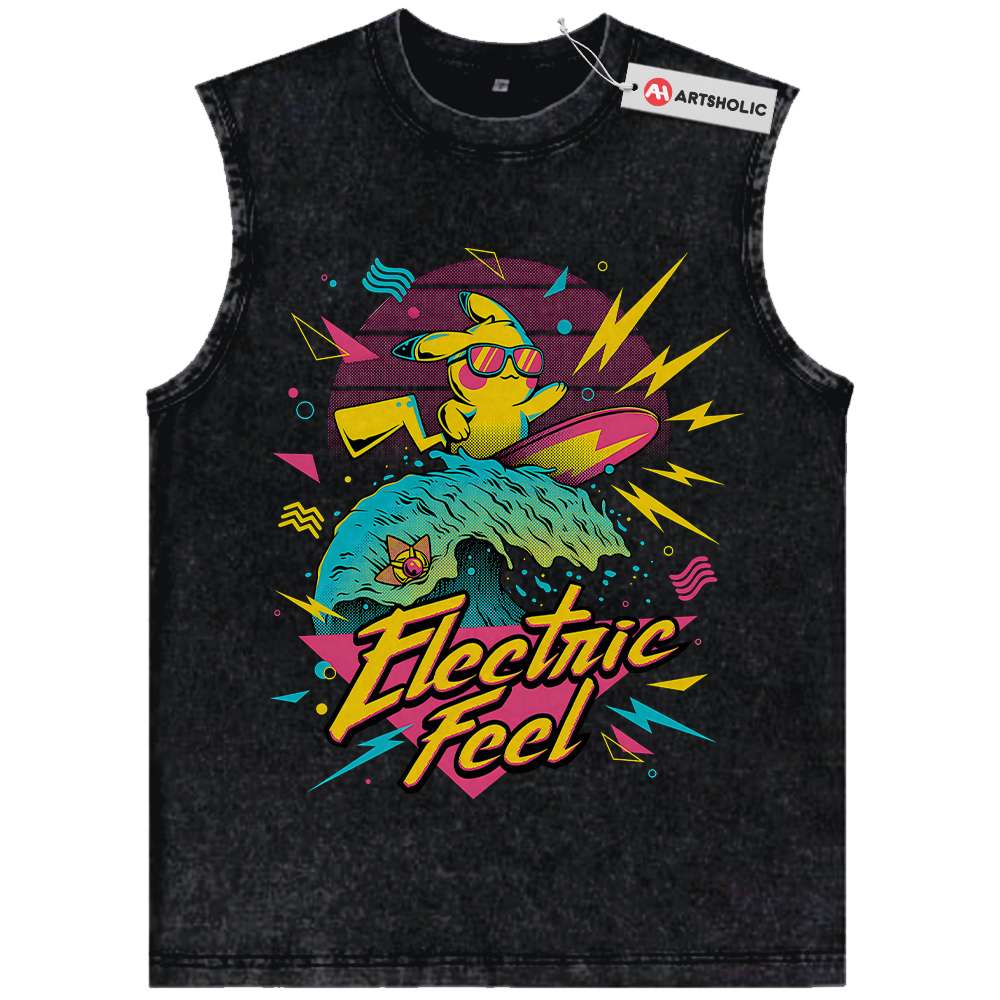 Pikachu Tank Top, Pokemon Tank Top, Anime Tank Top, Vintage Tank Top