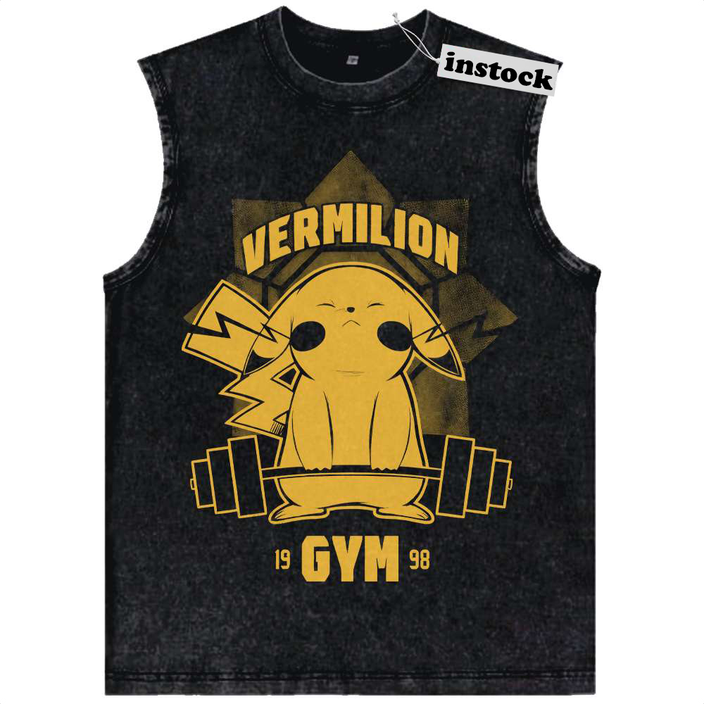 Pikachu Tank Top, Pokemon Tank Top, Anime Tank Top, Vintage Tank Top