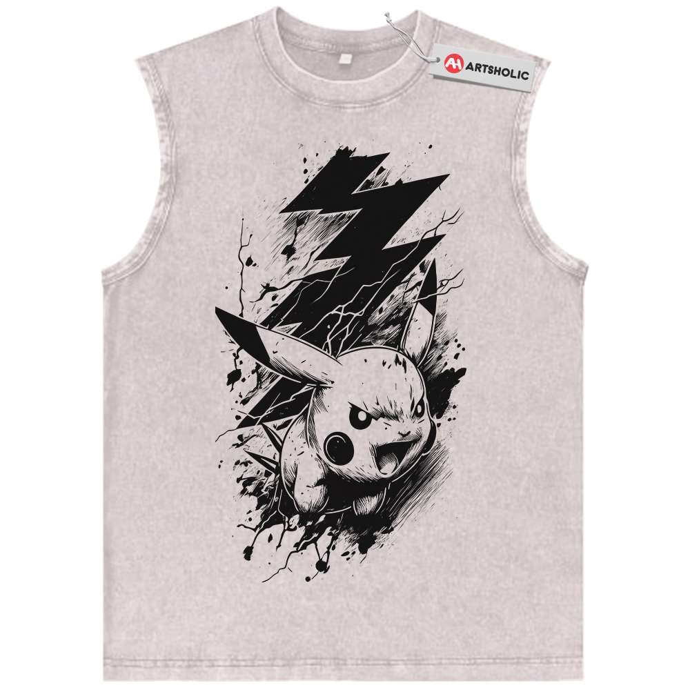 Pikachu Tank Top, Pokemon Tank Top, Anime Tank Top, Vintage Tank Top